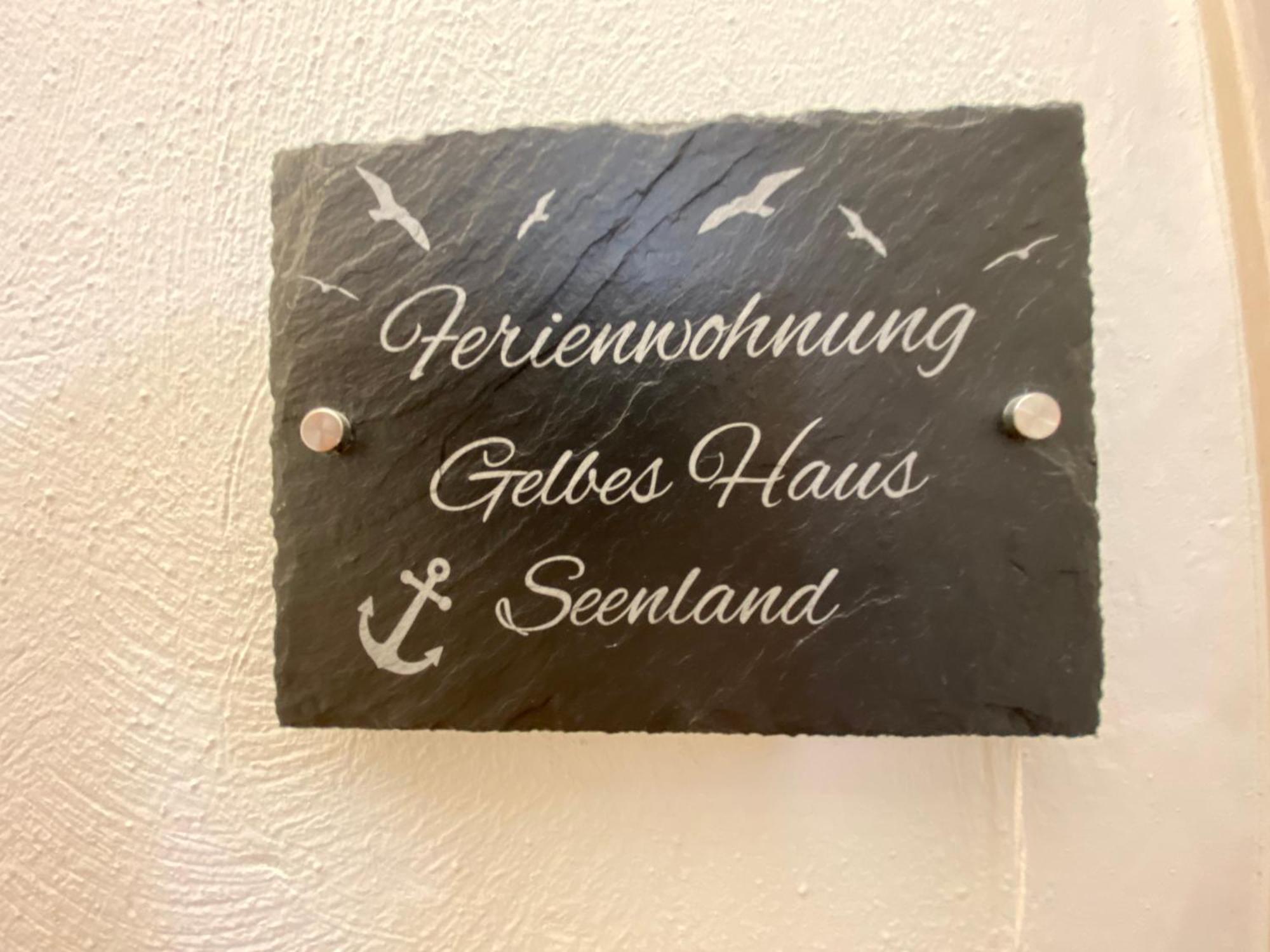 Gelbes Haus Seenland Ferienwohnungen Xl Elsterheide Esterno foto